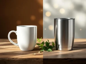 Keramiktasse oder Edelstahltasse: Was ist nachhaltiger?